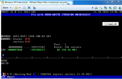 DIMM_V2 » Run HDAT2 in Windows
